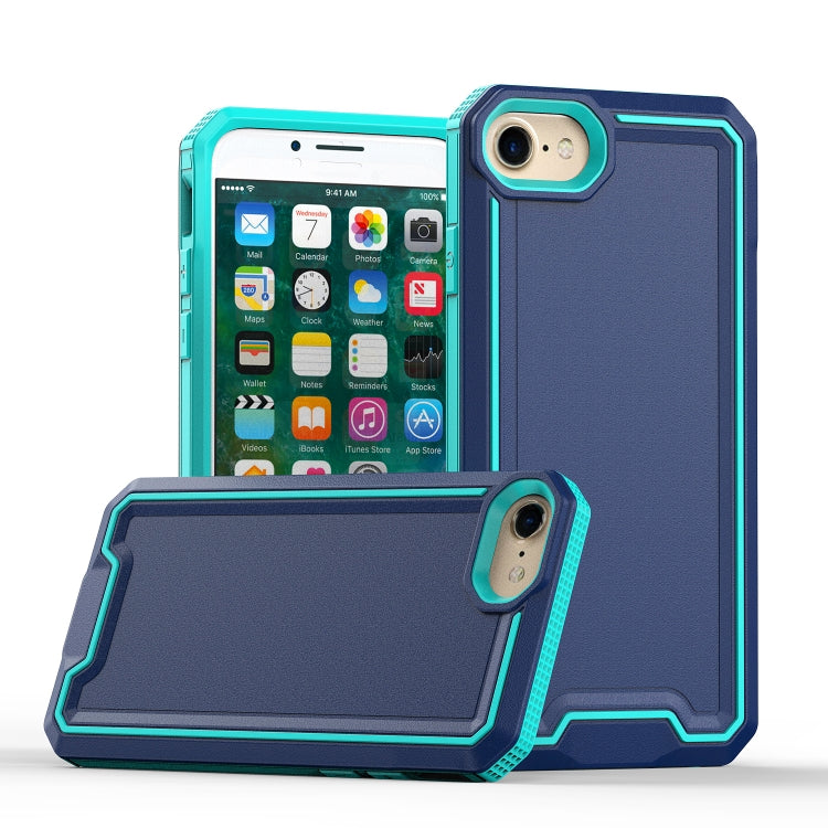 For iPhone SE 2022 / SE 2020 / 8 / 7 Armour Two-color TPU + PC Phone Case