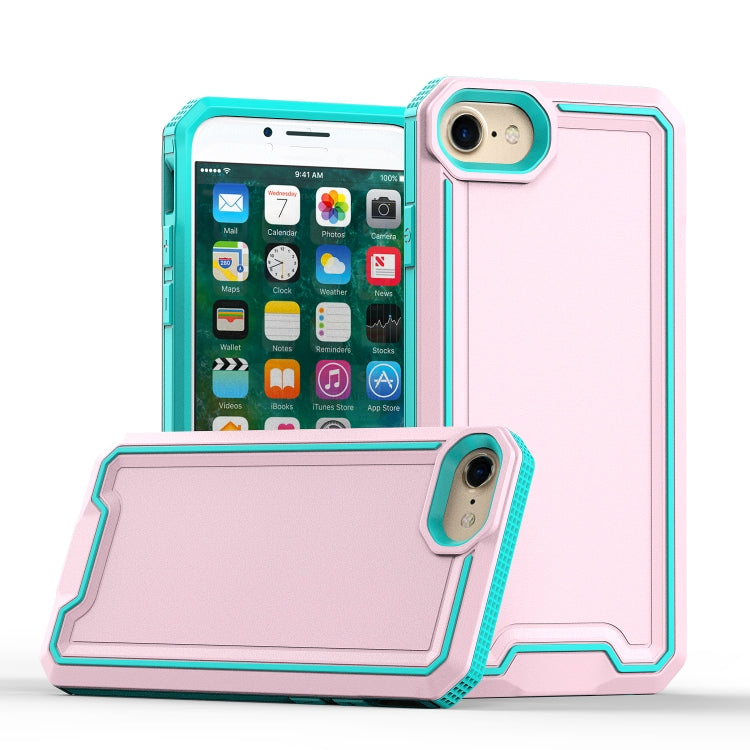 For iPhone SE 2022 / SE 2020 / 8 / 7 Armour Two-color TPU + PC Phone Case