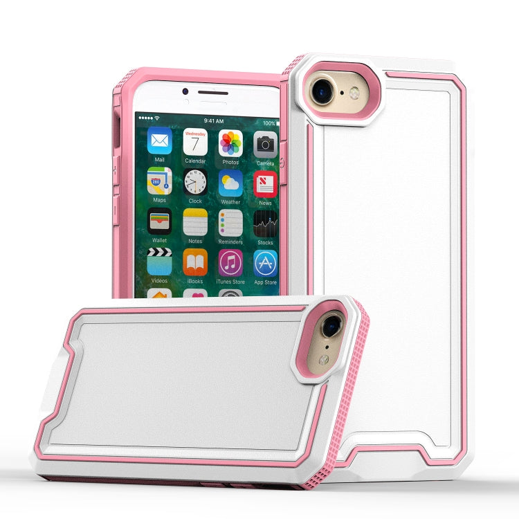 For iPhone SE 2022 / SE 2020 / 8 / 7 Armour Two-color TPU + PC Phone Case