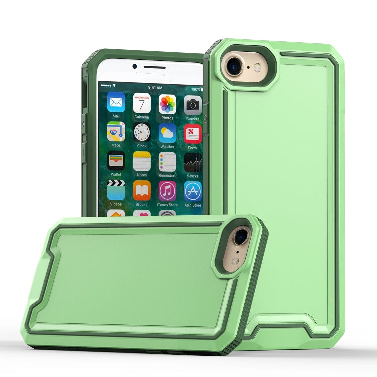 For iPhone SE 2022 / SE 2020 / 8 / 7 Armour Two-color TPU + PC Phone Case