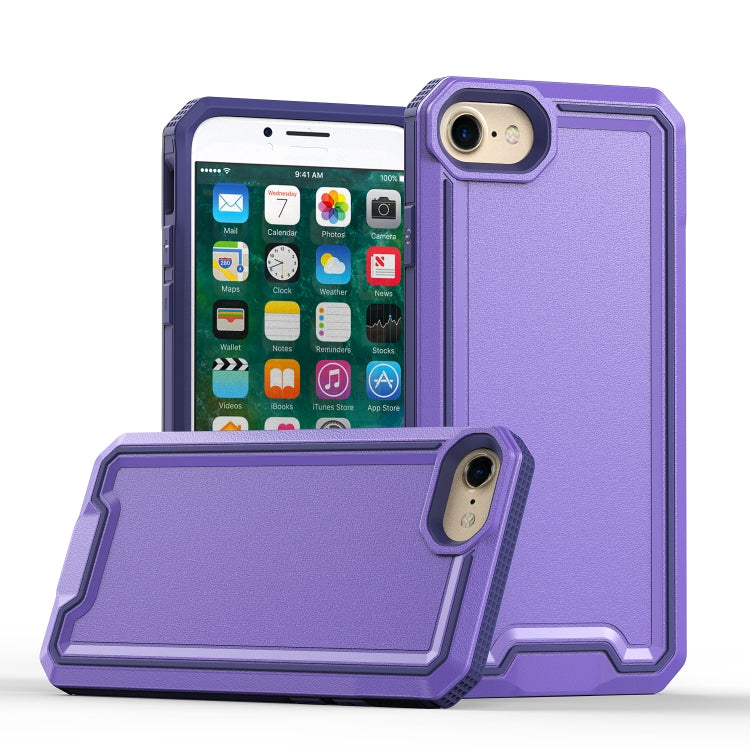 For iPhone SE 2022 / SE 2020 / 8 / 7 Armour Two-color TPU + PC Phone Case