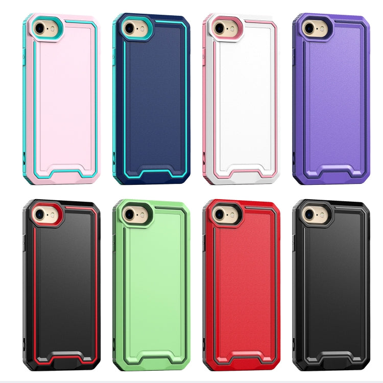 For iPhone SE 2022 / SE 2020 / 8 / 7 Armour Two-color TPU + PC Phone Case