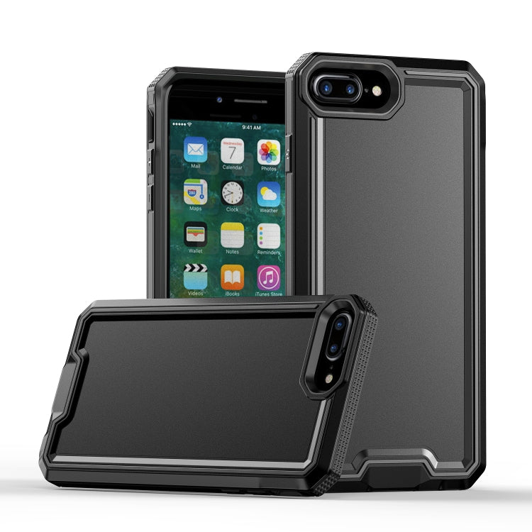 For iPhone 8 Plus / 7 Plus Armour Two-color TPU + PC Phone Case