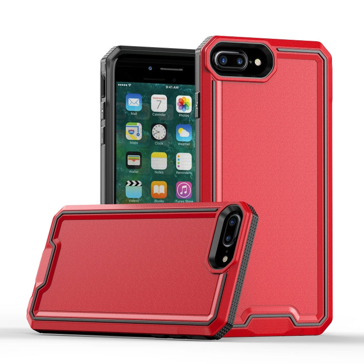 For iPhone 8 Plus / 7 Plus Armour Two-color TPU + PC Phone Case