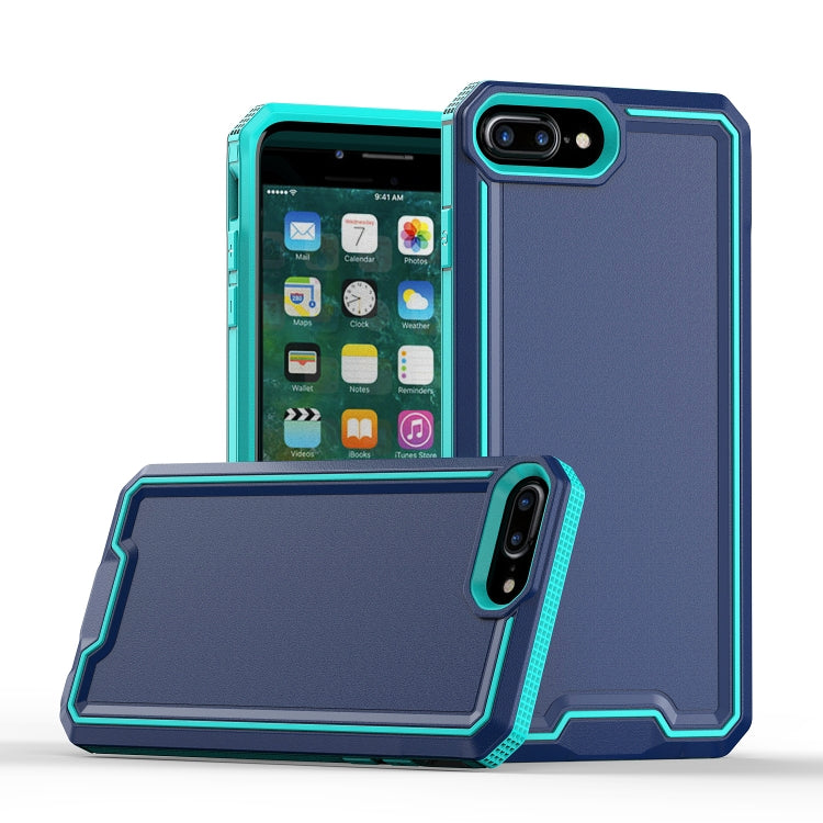 For iPhone 8 Plus / 7 Plus Armour Two-color TPU + PC Phone Case