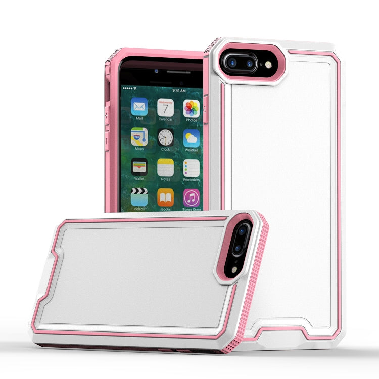 For iPhone 8 Plus / 7 Plus Armour Two-color TPU + PC Phone Case