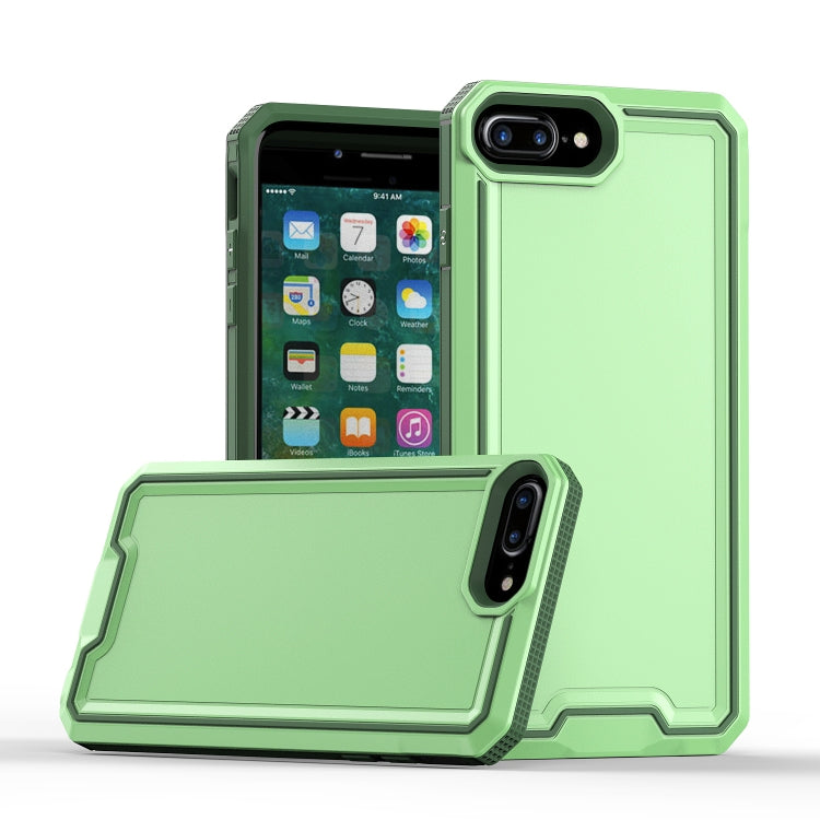 For iPhone 8 Plus / 7 Plus Armour Two-color TPU + PC Phone Case