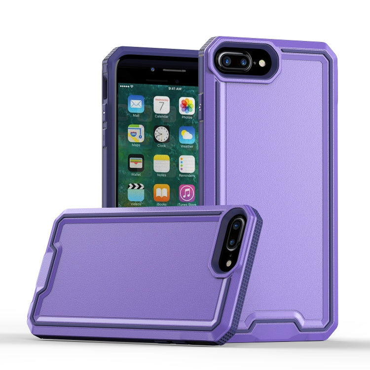 For iPhone 8 Plus / 7 Plus Armour Two-color TPU + PC Phone Case