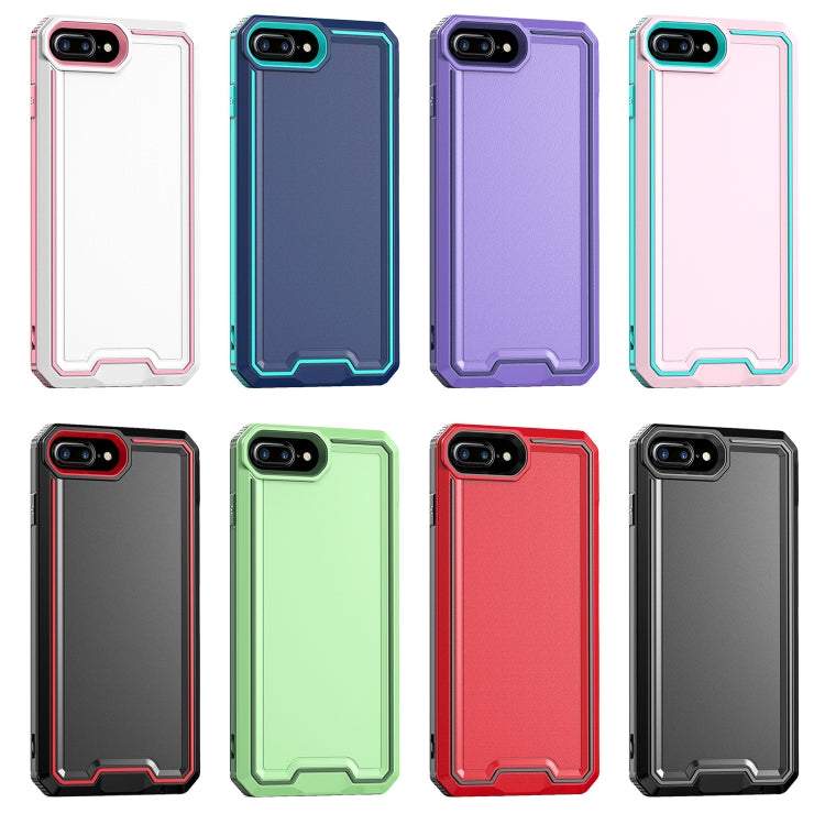 For iPhone 8 Plus / 7 Plus Armour Two-color TPU + PC Phone Case
