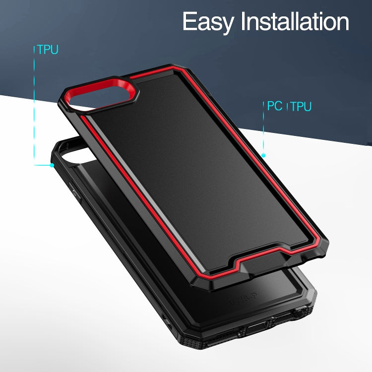 For iPhone 8 Plus / 7 Plus Armour Two-color TPU + PC Phone Case