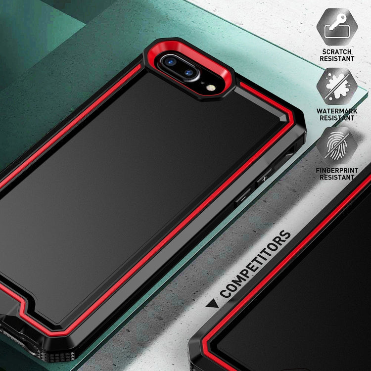For iPhone 8 Plus / 7 Plus Armour Two-color TPU + PC Phone Case
