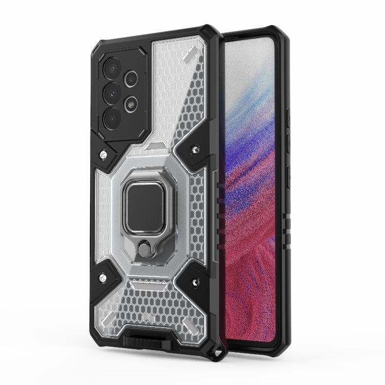For Samsung Galaxy A53 5G Space PC+TPU Ring Holder Protective Phone Case