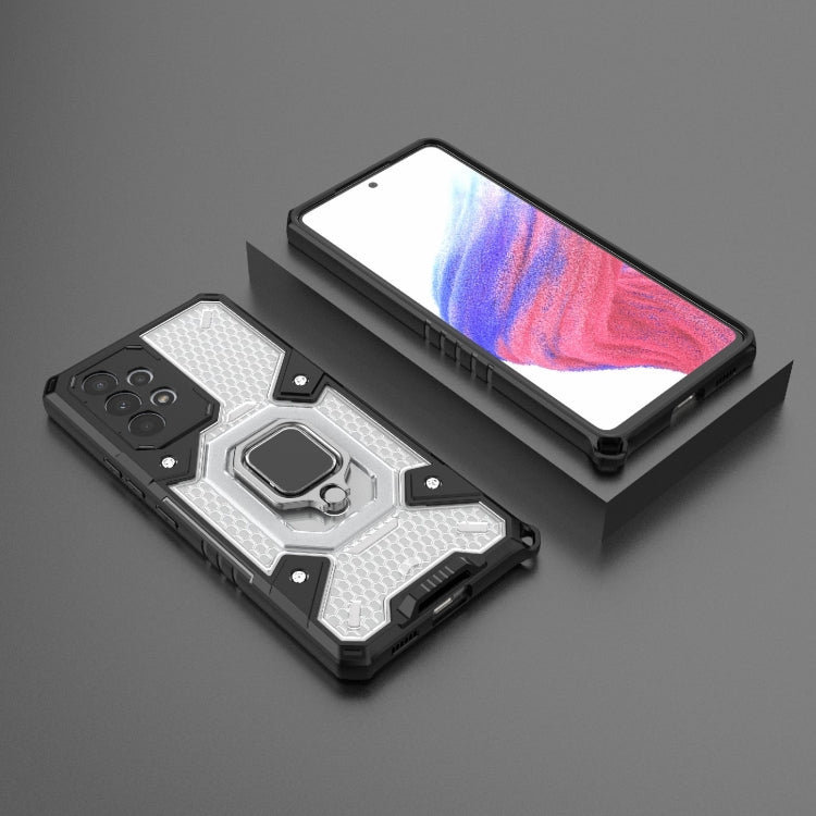For Samsung Galaxy A53 5G Space PC+TPU Ring Holder Protective Phone Case