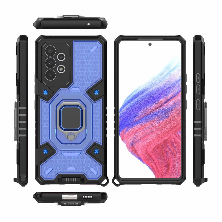 For Samsung Galaxy A53 5G Space PC+TPU Ring Holder Protective Phone Case