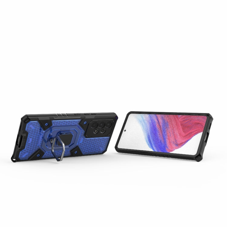 For Samsung Galaxy A53 5G Space PC+TPU Ring Holder Protective Phone Case