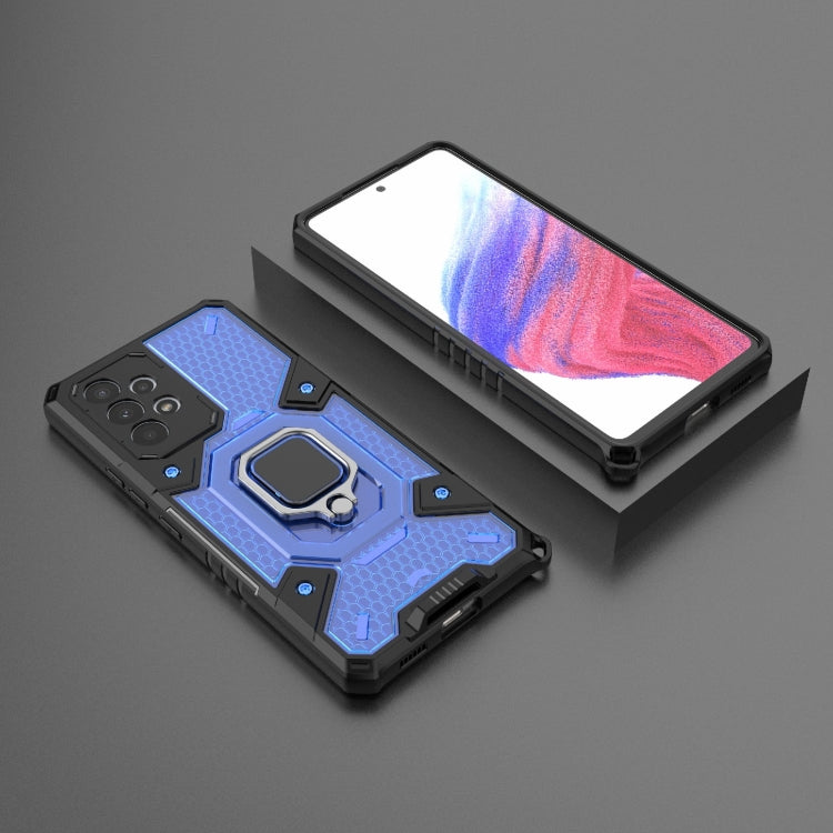 For Samsung Galaxy A53 5G Space PC+TPU Ring Holder Protective Phone Case