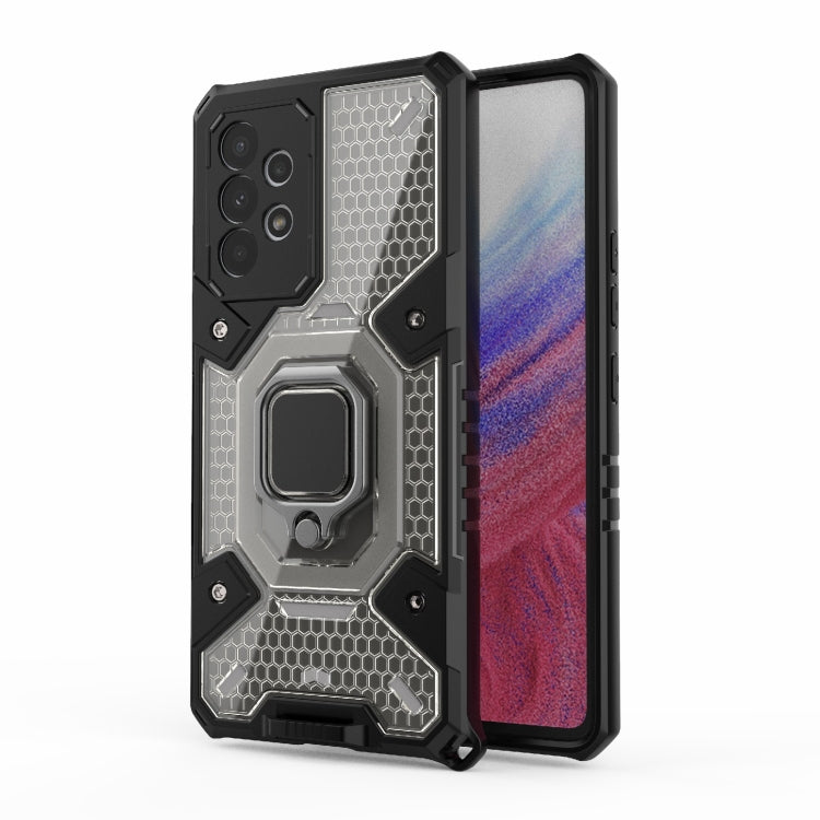 For Samsung Galaxy A53 5G Space PC+TPU Ring Holder Protective Phone Case