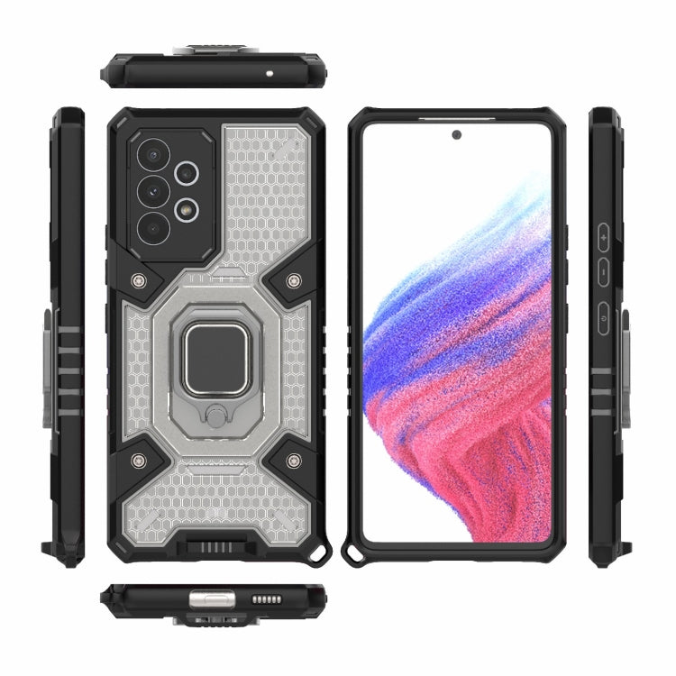 For Samsung Galaxy A53 5G Space PC+TPU Ring Holder Protective Phone Case