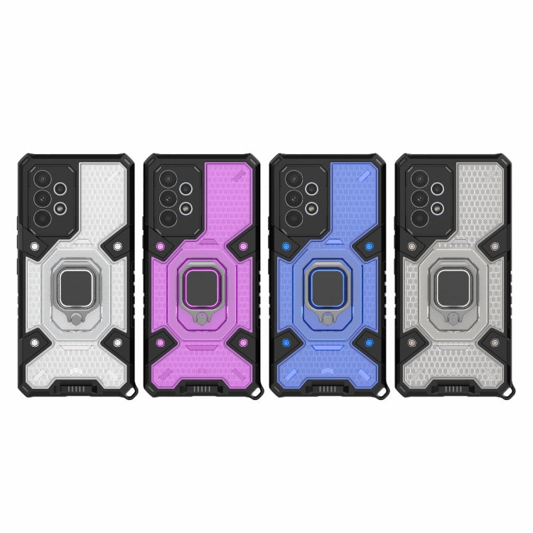 For Samsung Galaxy A53 5G Space PC+TPU Ring Holder Protective Phone Case