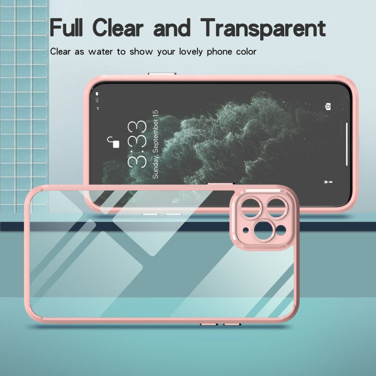 For iPhone 14 Pro Max Cool Armor Transparent Phone Case
