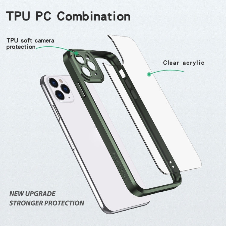 For iPhone 14 Pro Cool Armor Transparent Phone Case
