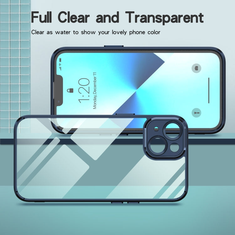 For iPhone 14 Plus Cool Armor Transparent Phone Case