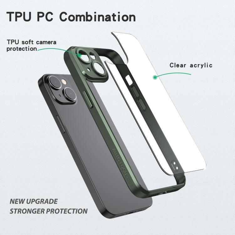 For iPhone 14 Plus Cool Armor Transparent Phone Case