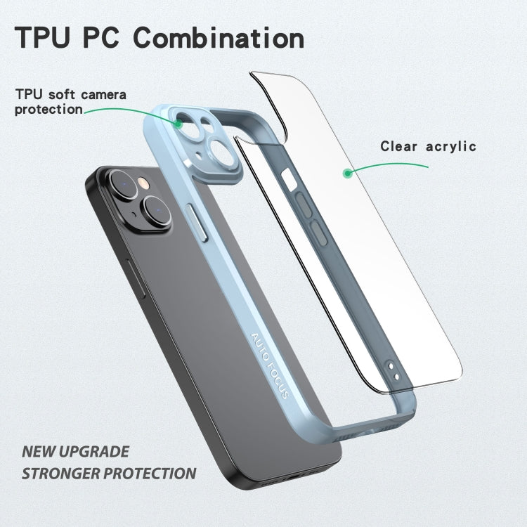 For iPhone 14 Plus Cool Armor Transparent Phone Case