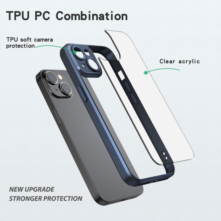 For iPhone 14 Cool Armor Transparent Phone Case