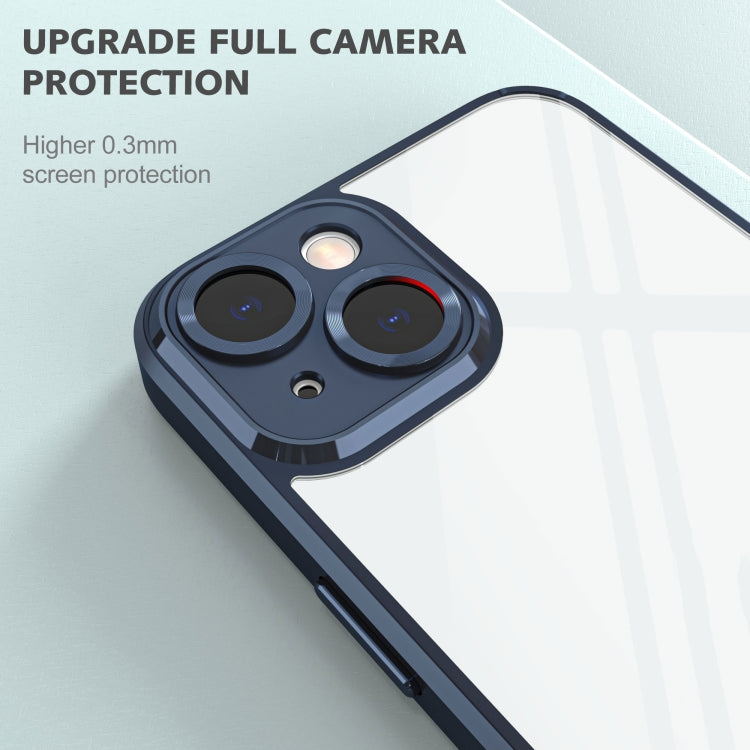 For iPhone 14 Cool Armor Transparent Phone Case