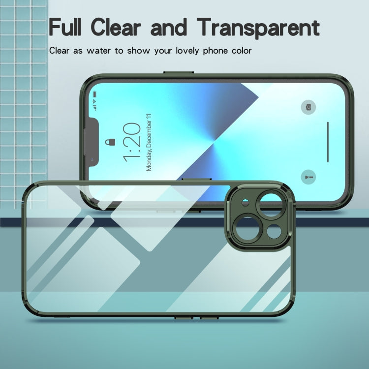 For iPhone 14 Cool Armor Transparent Phone Case