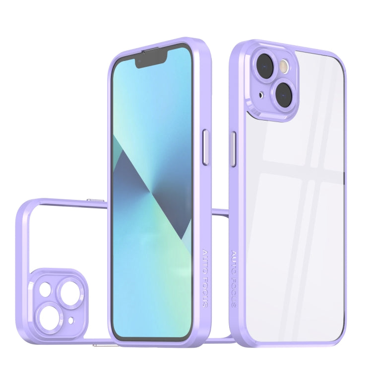 For iPhone 14 Cool Armor Transparent Phone Case