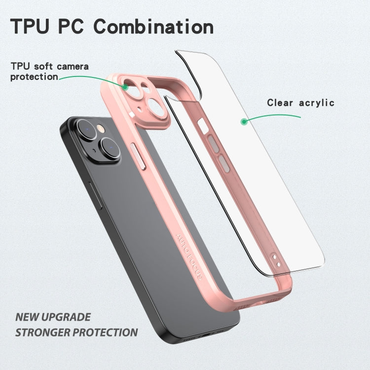 For iPhone 13 Cool Armor Transparent Phone Case