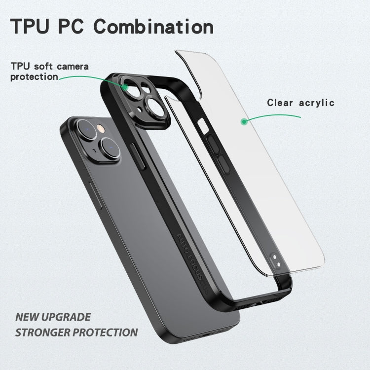 For iPhone 13 Cool Armor Transparent Phone Case