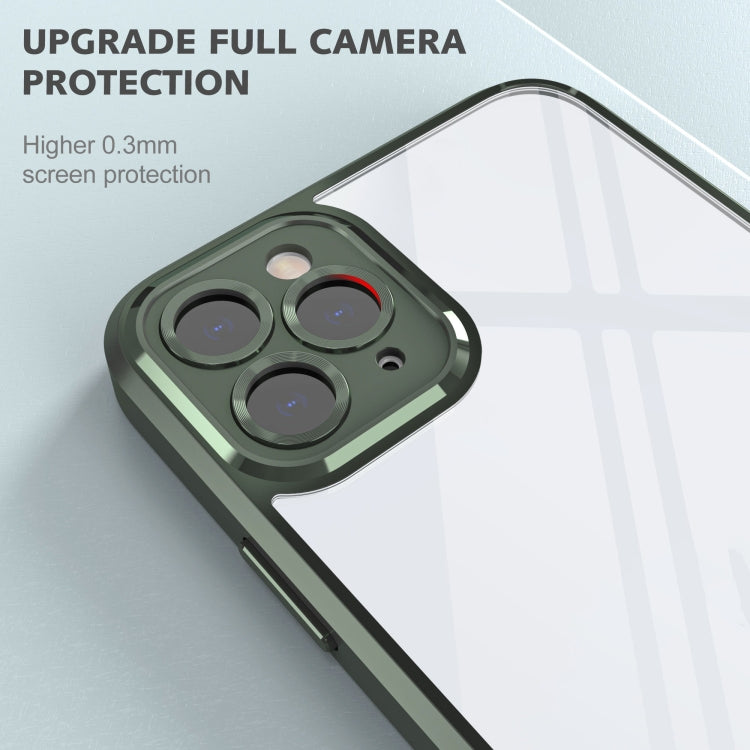 For iPhone 12 Pro Cool Armor Transparent Phone Case