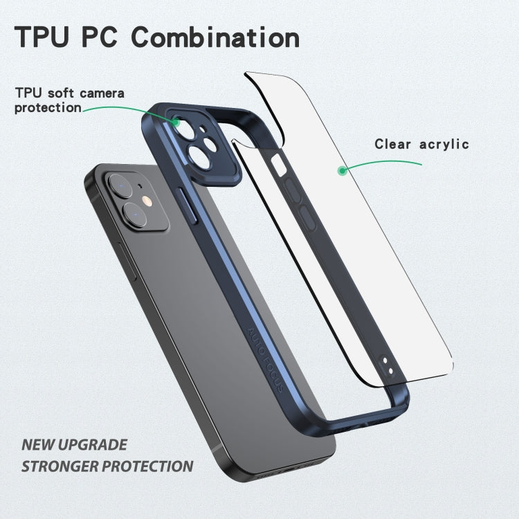 For iPhone 12 Cool Armor Transparent Phone Case