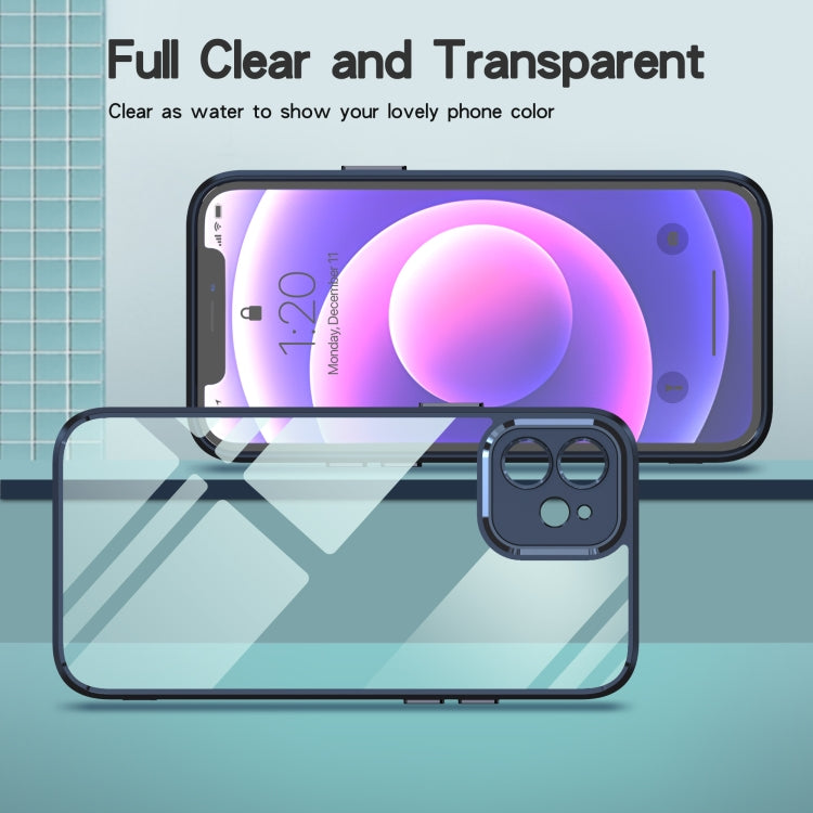 For iPhone 12 Cool Armor Transparent Phone Case