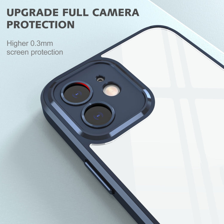 For iPhone 12 Cool Armor Transparent Phone Case