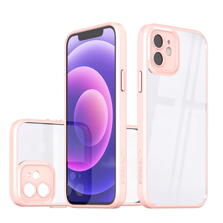 For iPhone 12 Cool Armor Transparent Phone Case
