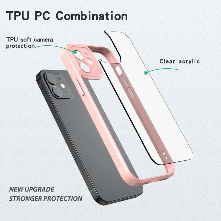 For iPhone 12 Cool Armor Transparent Phone Case