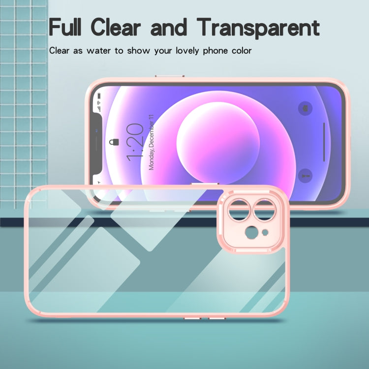 For iPhone 12 Cool Armor Transparent Phone Case