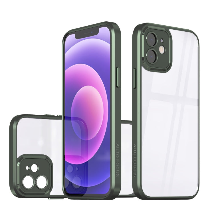 For iPhone 12 Cool Armor Transparent Phone Case