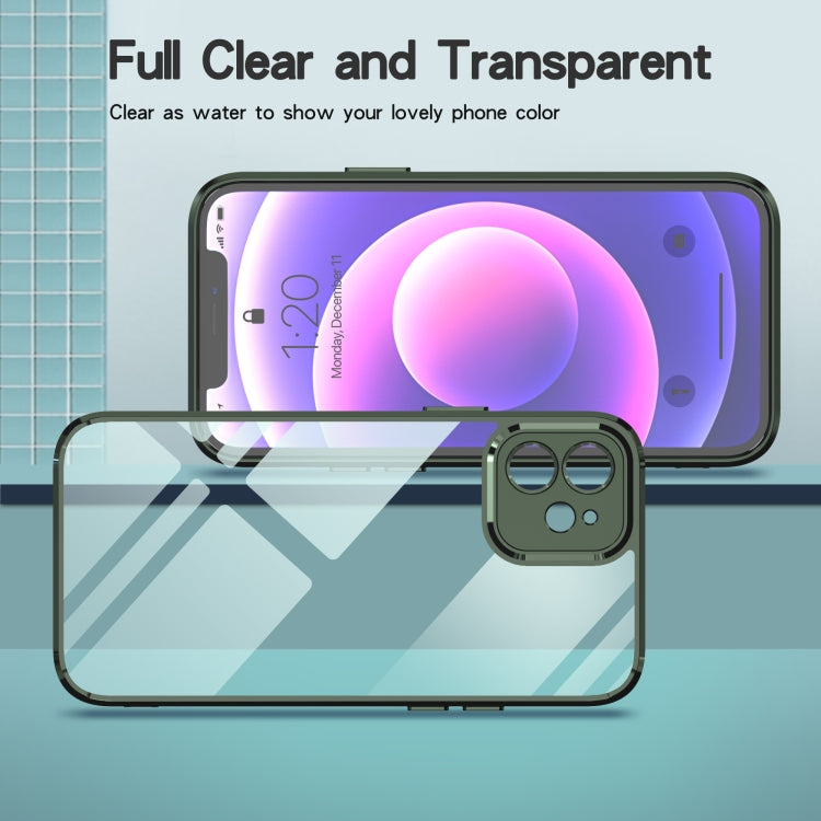 For iPhone 12 Cool Armor Transparent Phone Case