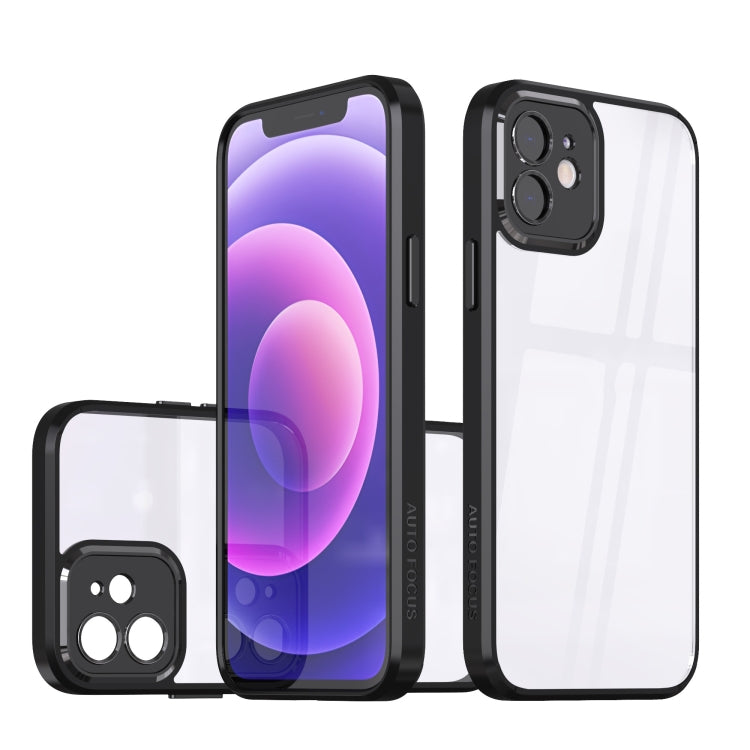 For iPhone 12 Cool Armor Transparent Phone Case