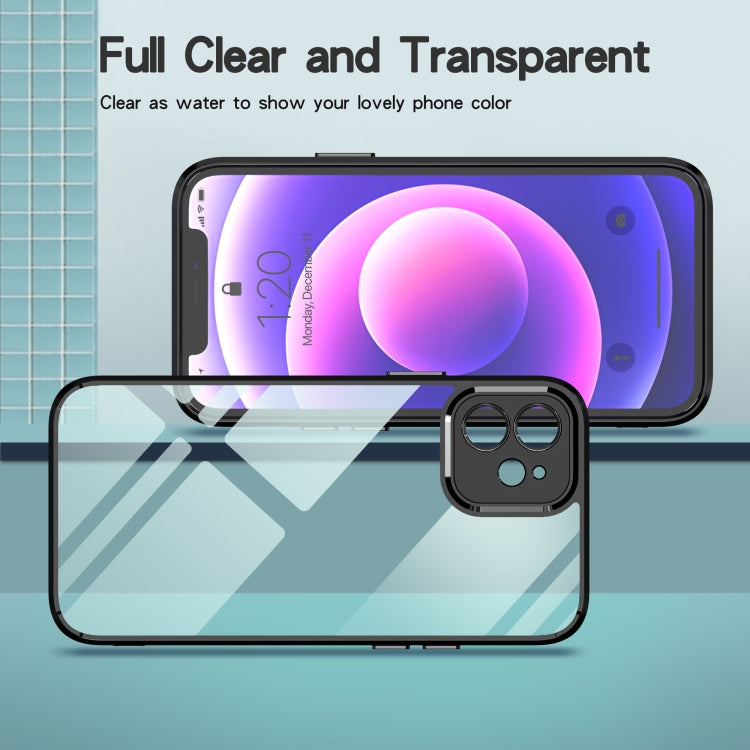 For iPhone 12 Cool Armor Transparent Phone Case