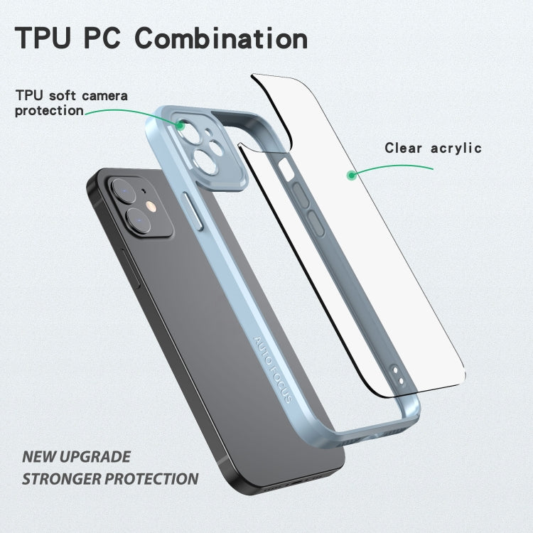 For iPhone 12 Cool Armor Transparent Phone Case