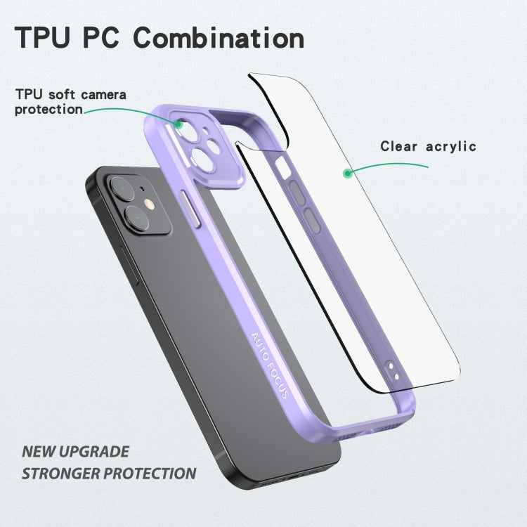 For iPhone 12 Cool Armor Transparent Phone Case
