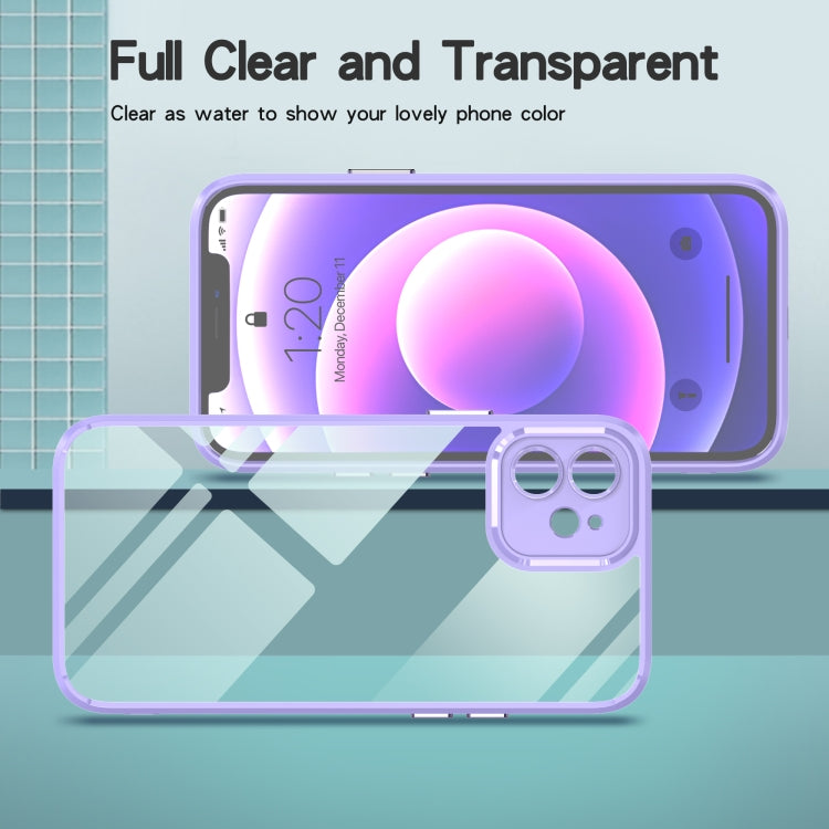 For iPhone 12 Cool Armor Transparent Phone Case
