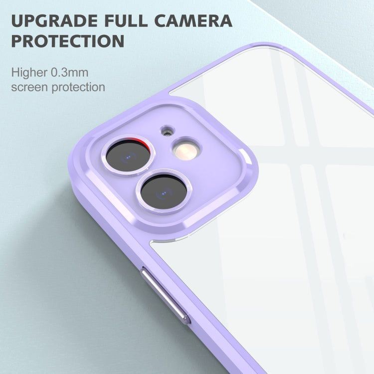 For iPhone 12 Cool Armor Transparent Phone Case