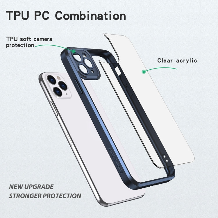 For iPhone 11 Pro Max Cool Armor Transparent Phone Case